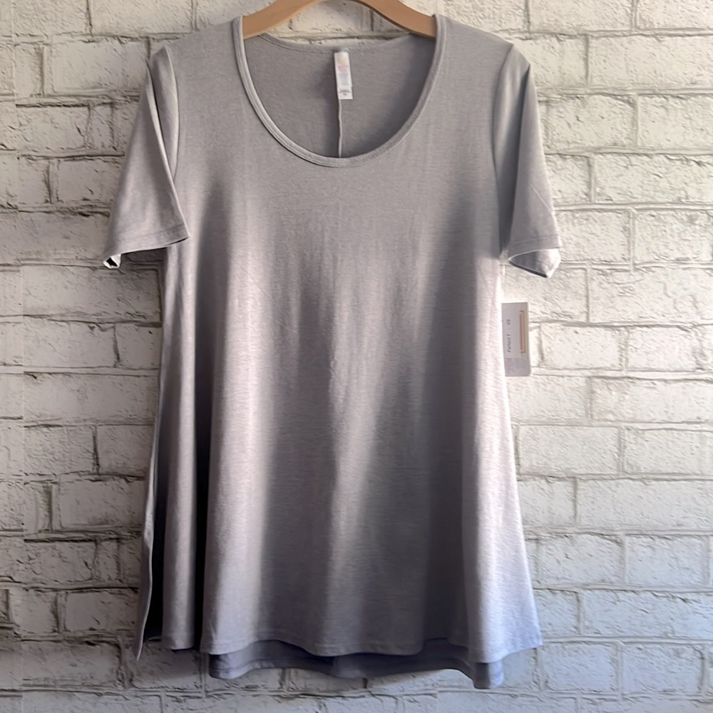 NEW!!! Short Sleeve Solid Perfect T Shirt size XS LuLaRoe Gray